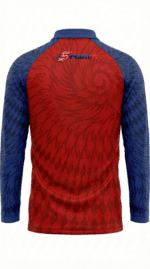 PBKS Fan Jersey | Collar With Full Sleeves | Custom Slogan, Name & Number | IPL Cricket T-Shirt | SPORTi5 - Image 2