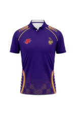 KKR Fan Jersey | Collar with Half sleeves | Custom Slogan, Name & Number | IPL Cricket T-Shirt | SPORTi5