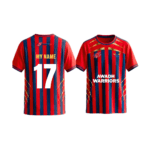 LSG Fan Jersey | Round Neck with Half Sleeves | Custom Slogan, Name & Number| IPL Cricket T-Shirt | SPORTi5 - Image 3