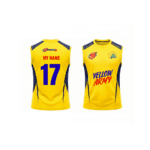 CSK Fan Jersey | Round Neck with Sleeve Lees | Custom Slogan, Name & Number | IPL Cricket T-Shirt | SPORTi5 - Image 3