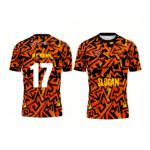 SRH Fan Jersey | Round Neck with Half Sleeves | Custom Slogan, Name & Number| IPL Cricket T-Shirt | SPORTi5 - Image 3