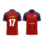 PBKS Fan Jersey | Collar with Half sleeves | Custom Slogan, Name & Number | IPL Cricket T-Shirt | SPORTi5 - Image 4