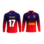 RCB Fan Jersey |Collar With Full Sleeves | Custom Slogan, Name & Number | IPL Cricket T-Shirt | SPORTi5 - Image 4