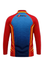 DC Fan Jersey |Collar With Full Sleeves | Custom Slogan, Name & Number | IPL Cricket T-Shirt | SPORTi5 - Image 2