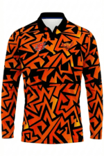 SRH Fan Jersey |Collar With Full Sleeves | Custom Slogan, Name & Number | IPL Cricket T-Shirt | SPORTi5