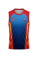 DC Fan Jersey |Round Neck with Sleeve Lees | Custom Slogan, Name & Number | IPL Cricket T-Shirt | SPORTi5