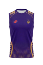 KKR Fan Jersey |Round Neck with Sleeve Lees | Custom Slogan, Name & Number | IPL Cricket T-Shirt | SPORTi5