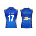 MI Fan Jersey |Round Neck with Sleeve Lees | Custom Slogan, Name & Number | IPL Cricket T-Shirt | SPORTi5 - Image 4