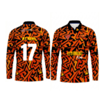 SRH Fan Jersey |Collar With Full Sleeves | Custom Slogan, Name & Number | IPL Cricket T-Shirt | SPORTi5 - Image 4