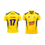 CSK Fan Jersey | Collar with Half sleeves | Custom Slogan, Name & Number | IPL Cricket T-Shirt | SPORTi5 - Image 2