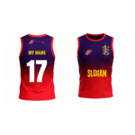 RCB Fan Jersey |Round Neck with Sleeve Lees | Custom Slogan, Name & Number | IPL Cricket T-Shirt | SPORTi5 - Image 3