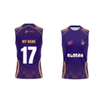 KKR Fan Jersey |Round Neck with Sleeve Lees | Custom Slogan, Name & Number | IPL Cricket T-Shirt | SPORTi5 - Image 3
