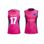 RR Fan Jersey |Round Neck with Sleeve Lees | Custom Slogan, Name & Number | IPL Cricket T-Shirt | SPORTi5 - Image 3