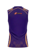 KKR Fan Jersey |Round Neck with Sleeve Lees | Custom Slogan, Name & Number | IPL Cricket T-Shirt | SPORTi5 - Image 2