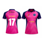 RR Fan Jersey | Collar with Half sleeves | Custom Slogan, Name & Number | IPL Cricket T-Shirt | SPORTi5 - Image 3