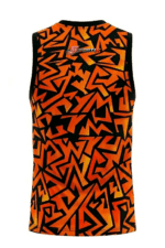 SRH Fan Jersey |Round Neck with Sleeve Lees | Custom Slogan, Name & Number | IPL Cricket T-Shirt | SPORTi5 - Image 2