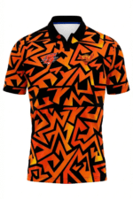 SRH Fan Jersey | Collar with Half sleeves | Custom Slogan, Name & Number | IPL Cricket T-Shirt | SPORTi5