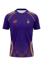 KKR Fan Jersey | Round Neck with Half Sleeves | Custom Slogan, Name & Number| IPL Cricket T-Shirt | SPORTi5