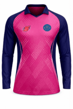 RR Fan Jersey |Collar With Full Sleeves | Custom Slogan, Name & Number | IPL Cricket T-Shirt | SPORTi5