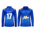 MI Fan Jersey | Collar With Full Sleeves | Custom Slogan, Name & Number | IPL Cricket T-Shirt | SPORTi5 - Image 4