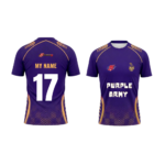 KKR Fan Jersey | Round Neck with Half Sleeves | Custom Slogan, Name & Number| IPL Cricket T-Shirt | SPORTi5 - Image 4