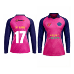 RR Fan Jersey |Collar With Full Sleeves | Custom Slogan, Name & Number | IPL Cricket T-Shirt | SPORTi5 - Image 4