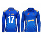 MI Fan Jersey | Collar With Full Sleeves | Custom Slogan, Name & Number | IPL Cricket T-Shirt | SPORTi5 - Image 3