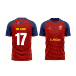 PBKS Fan Jersey | Round Neck with Half Sleeves | Custom Slogan, Name & Number| IPL Cricket T-Shirt | SPORTi5 - Image 3