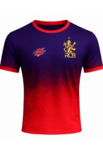 RCB Fan Jersey | Round Neck with Half Sleeves | Custom Slogan, Name & Number| IPL Cricket T-Shirt | SPORTi5