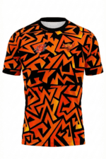 SRH Fan Jersey | Round Neck with Half Sleeves | Custom Slogan, Name & Number| IPL Cricket T-Shirt | SPORTi5