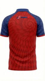 PBKS Fan Jersey | Collar with Half sleeves | Custom Slogan, Name & Number | IPL Cricket T-Shirt | SPORTi5 - Image 2