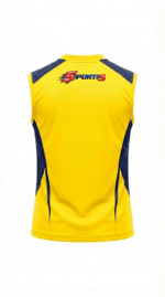 CSK Fan Jersey | Round Neck with Sleeve Lees | Custom Slogan, Name & Number | IPL Cricket T-Shirt | SPORTi5 - Image 2