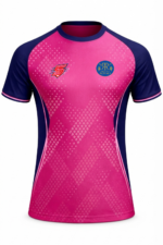 RR Fan Jersey | Round Neck with Half Sleeves | Custom Slogan, Name & Number| IPL Cricket T-Shirt | SPORTi5
